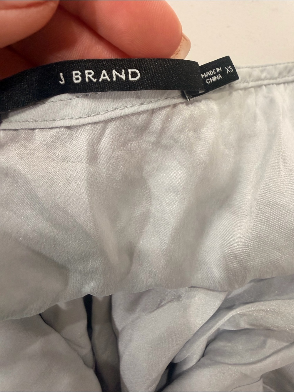 J Brand Light Gray Silk Cami Top 0459 - Picture 3 of 5